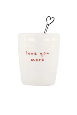 zusss koffiemok love you more wit/rood
