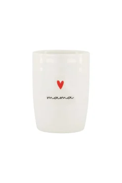 zusss koffiemok rood hartje mama wit