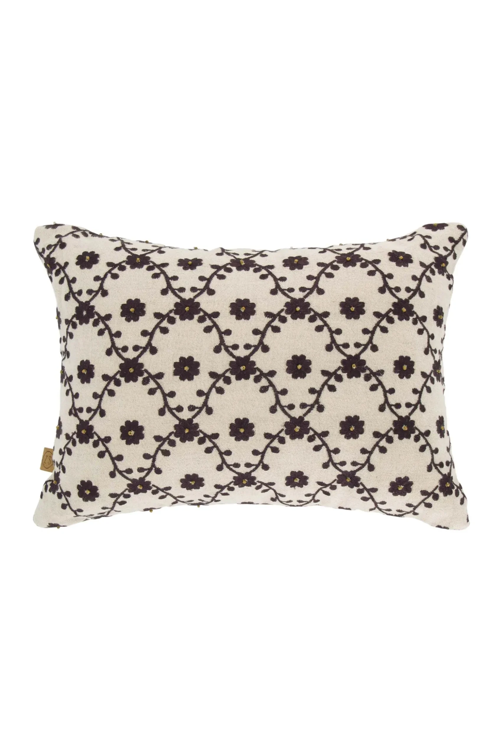 zusss kussen droom durf doe 35x25cm antracietgrijs/zand