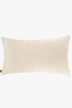 zusss kussen lijnenpatroon 60x40cm zand/leem/saliegroen