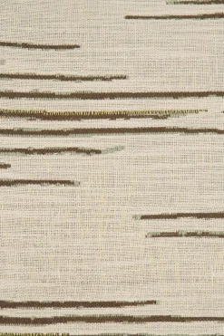 zusss kussen lijnenpatroon 60x40cm zand/leem/saliegroen