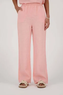 zusss linnen broek roze
