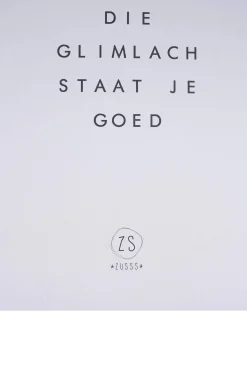 zusss logoposter die glimlach staat je goed