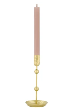 zusss metalen kandelaar 20cm goud