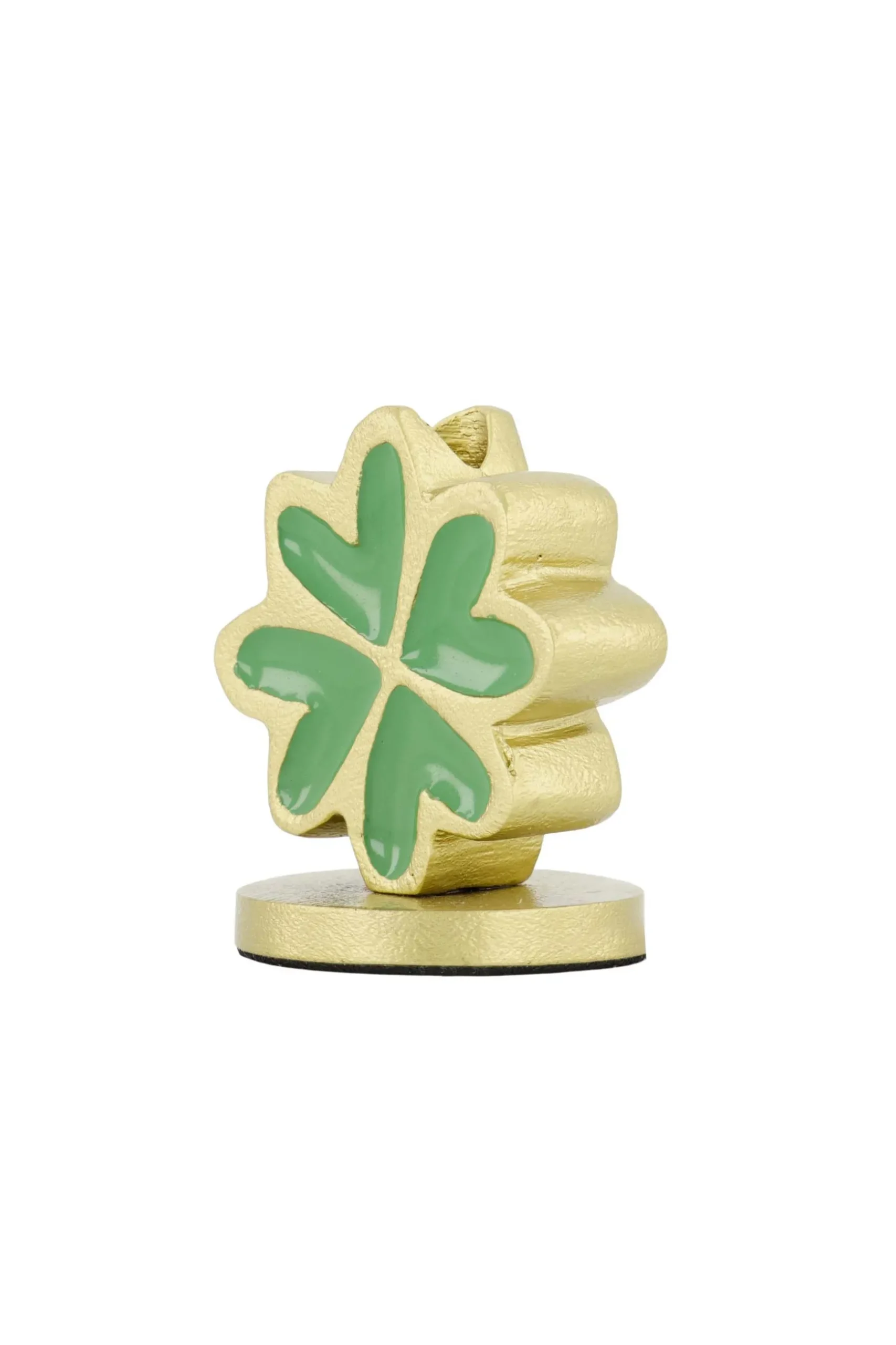 zusss metalen kandelaar klavertje goud