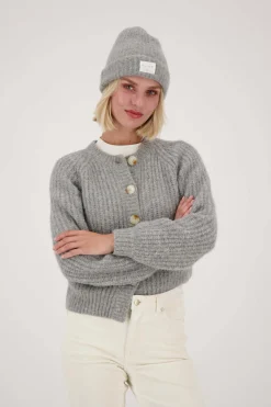 zusss muts met kabel lichtgrijs