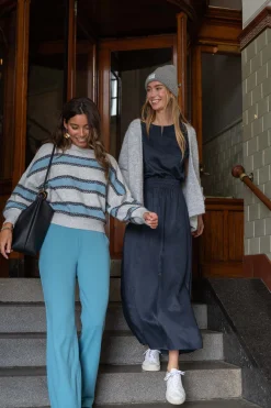 zusss muts met kabel lichtgrijs