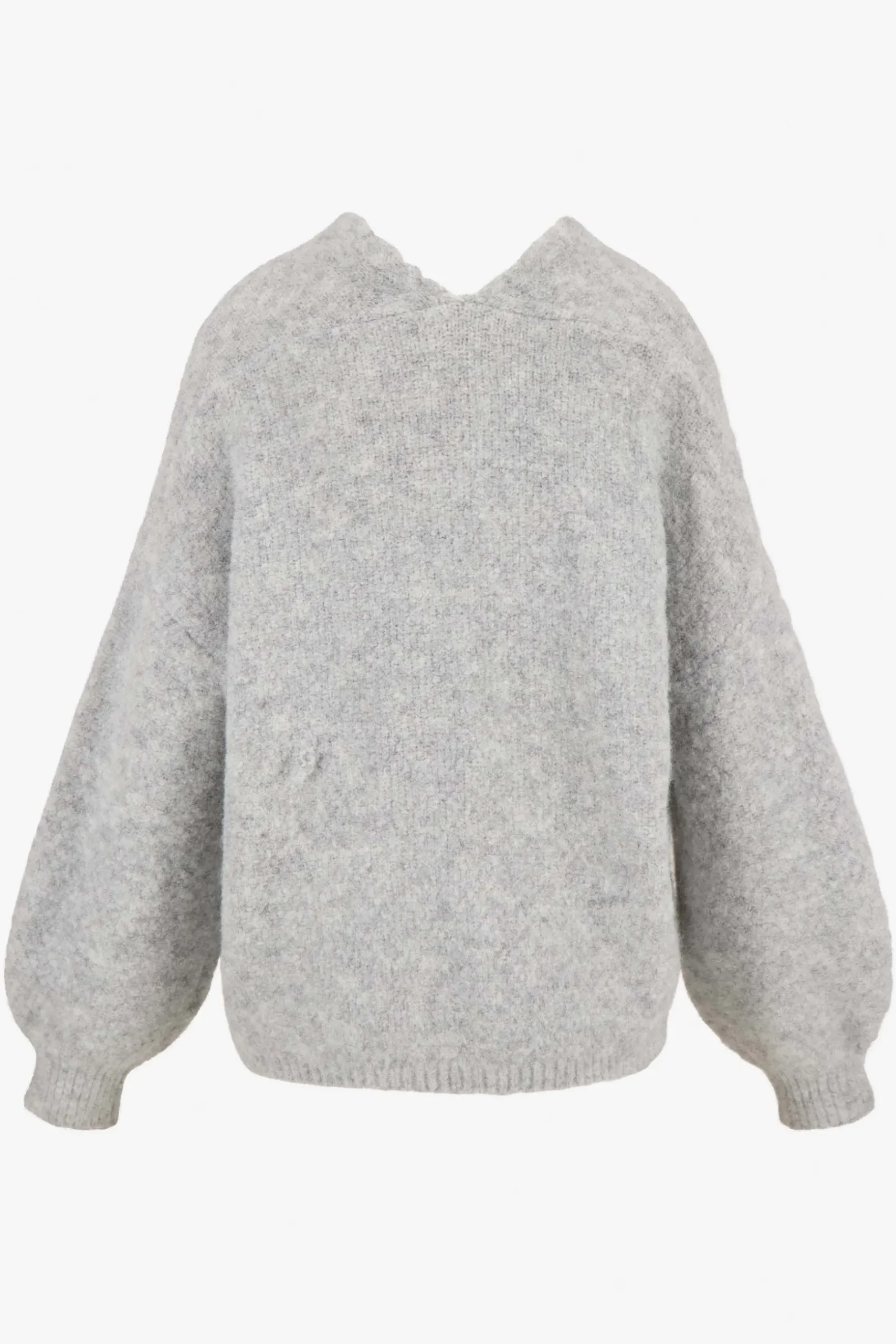 zusss openvallend vest lichtgrijs