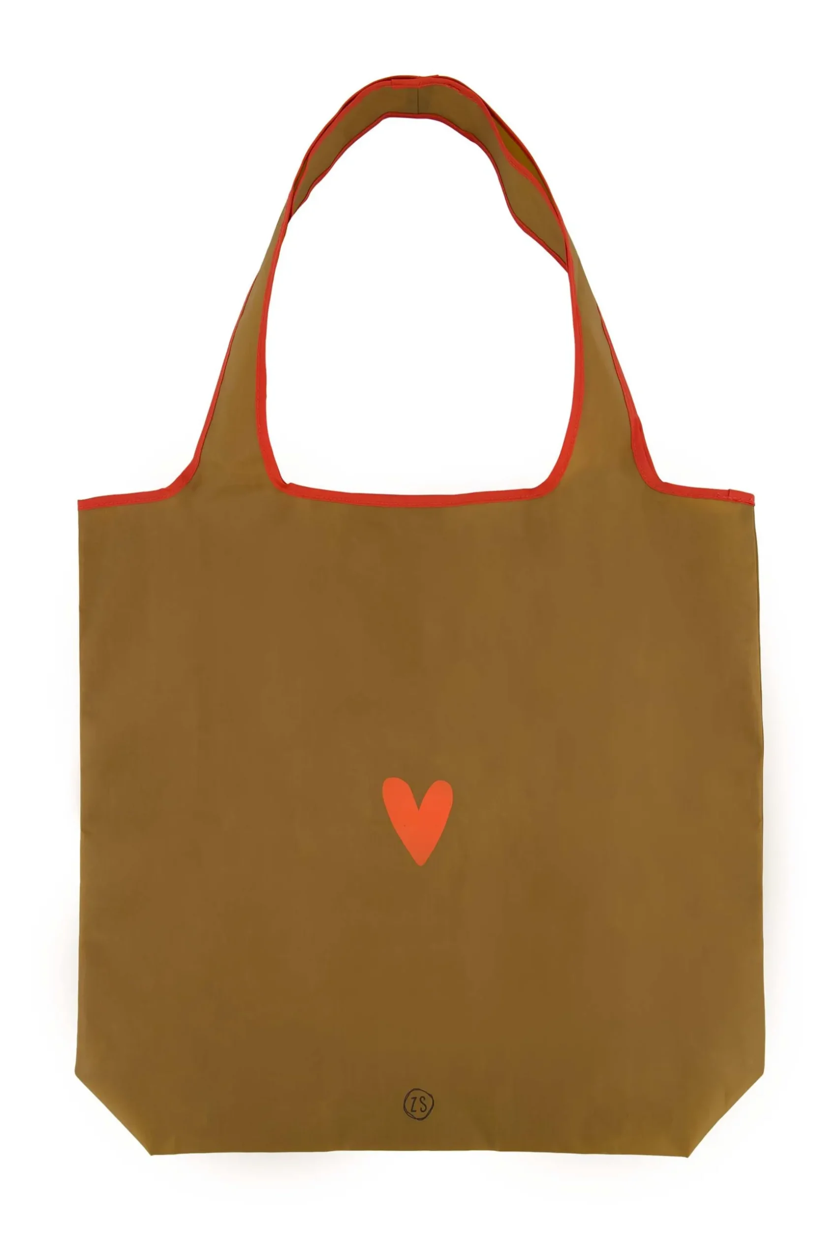 zusss opvouwbaar boodschappentasje jij bent goud waard camel