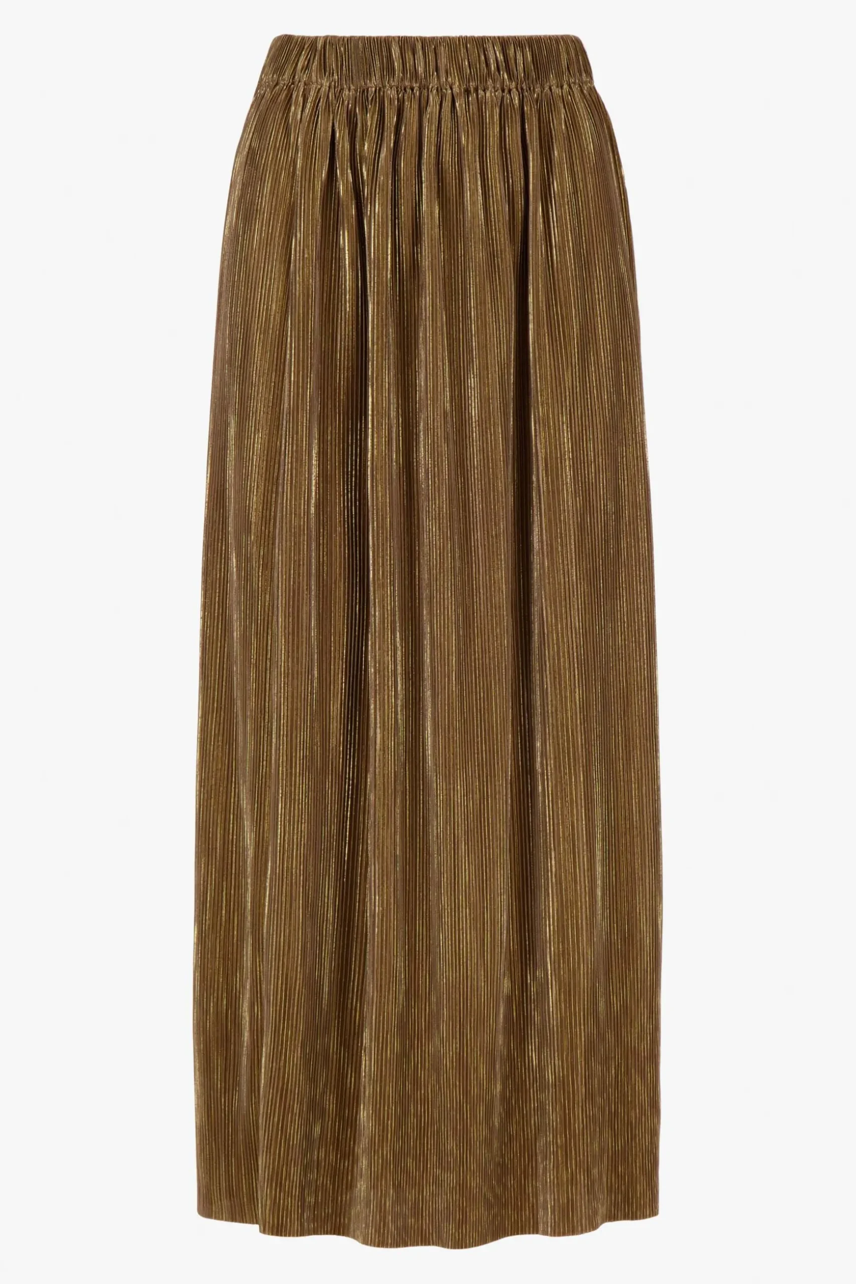 zusss plisse rok champagne goud