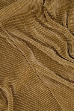 zusss plisse turtle top champagne goud