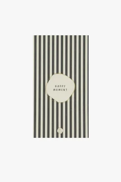 zusss servetten happy moment 11x20cm zand/antraciet