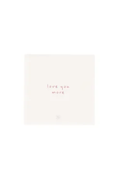 zusss servetten love you more 12,5x12,5cm off white/rood