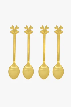 zusss set van 4 lepetjes klavertje goud
