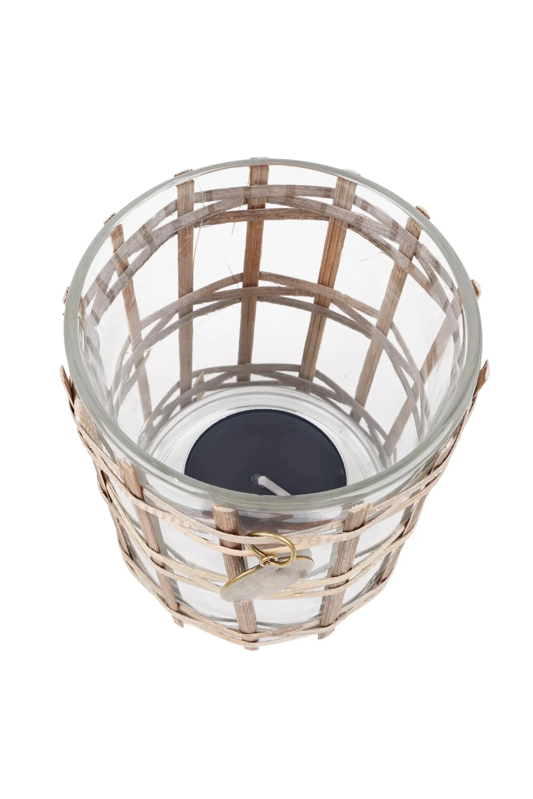 zusss set van 12 waxinelichtjes zwart