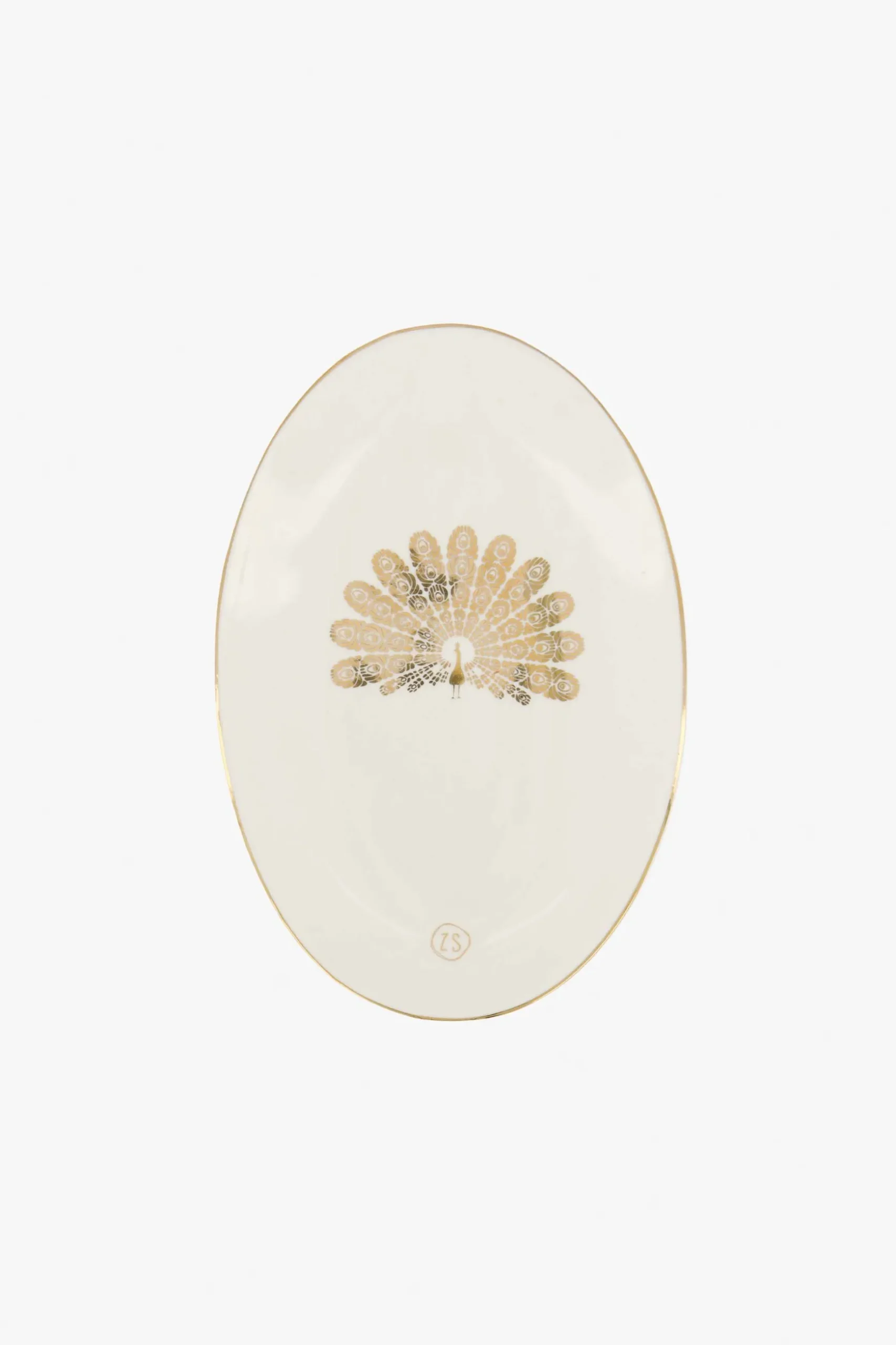 zusss sierbordje pauw wit