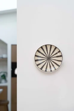 zusss sierbordje strepen zand antraciet