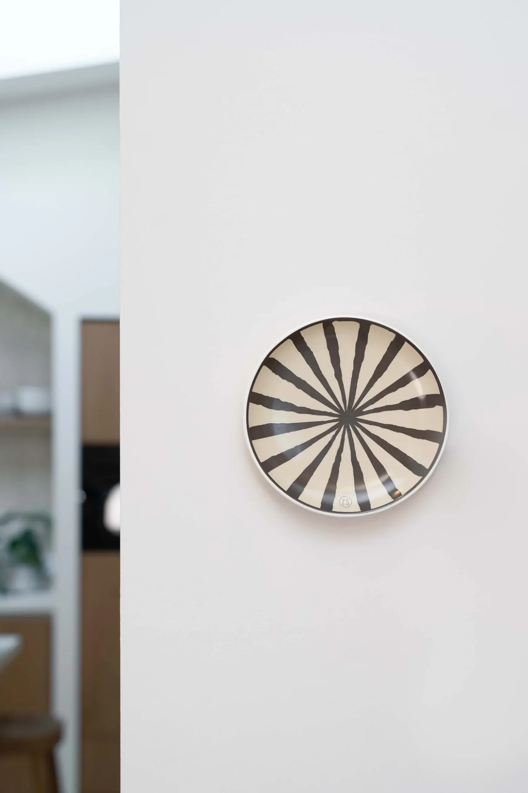 zusss sierbordje strepen zand antraciet