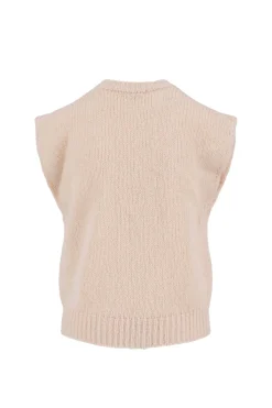 zusss spencer met plooidetail zachtroze