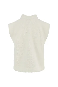 zusss teddy gilet creme