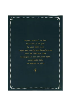 zusss theedoek gedicht donkergroen