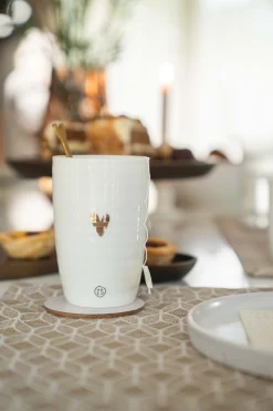 zusss theemok L goud hartje wit