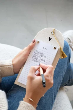 zusss to-do-lijstje op linnen bord