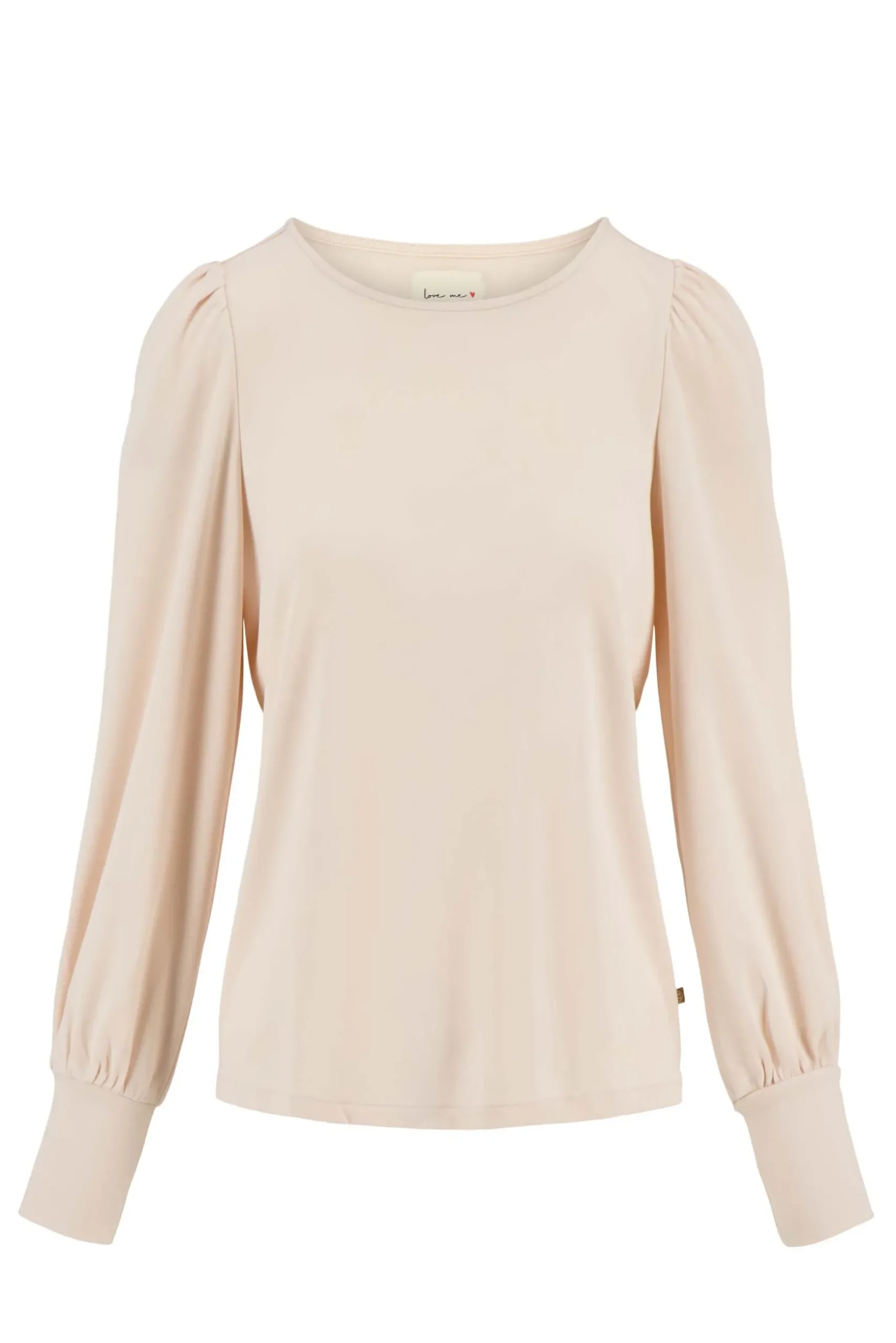 zusss top met boothals zachtroze