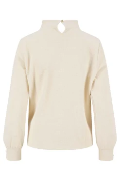 zusss top met structuur creme