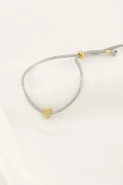 zusss touwarmbandje hartje zand