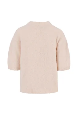 zusss trui met boothals zachtroze