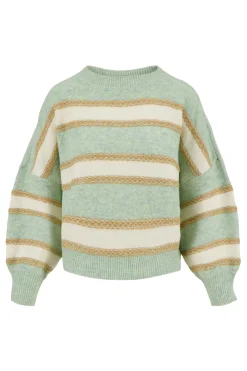 zusss trui met strepen mint