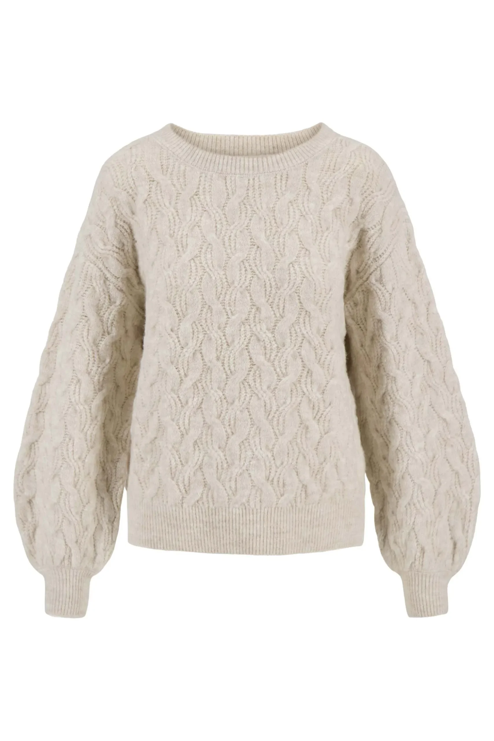 zusss trui met structuur creme