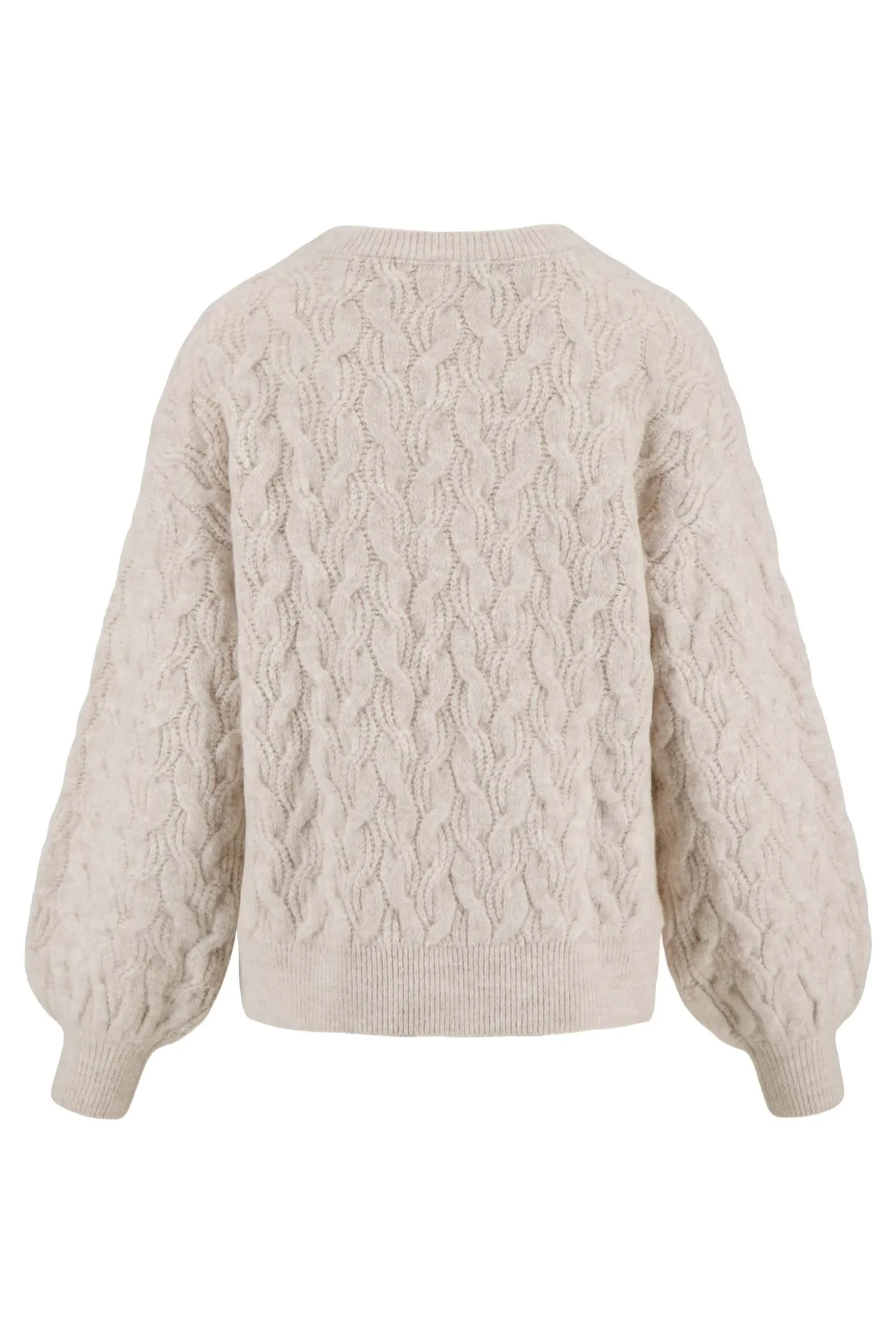 zusss trui met structuur creme