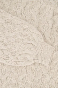 zusss trui met structuur creme