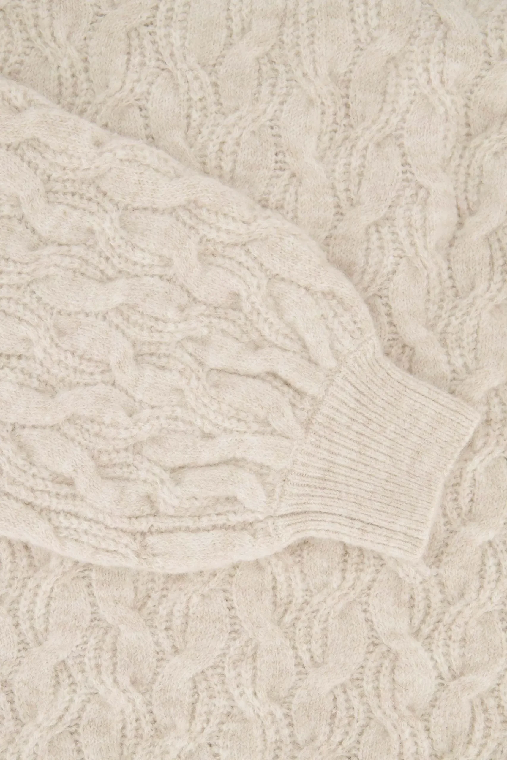 zusss trui met structuur creme