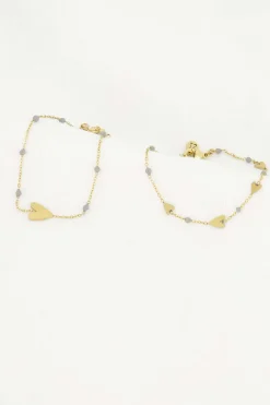 zusss vriendschapsarmbandje zand/goud