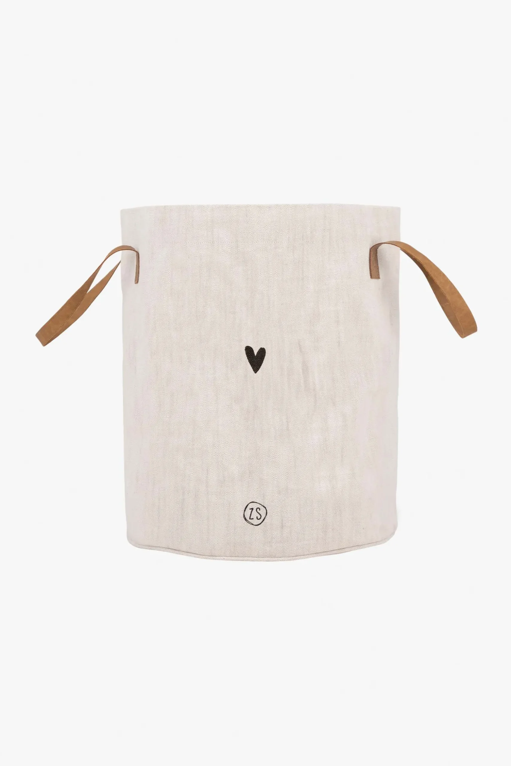 zusss wasmand klavertje S zand/antraciet