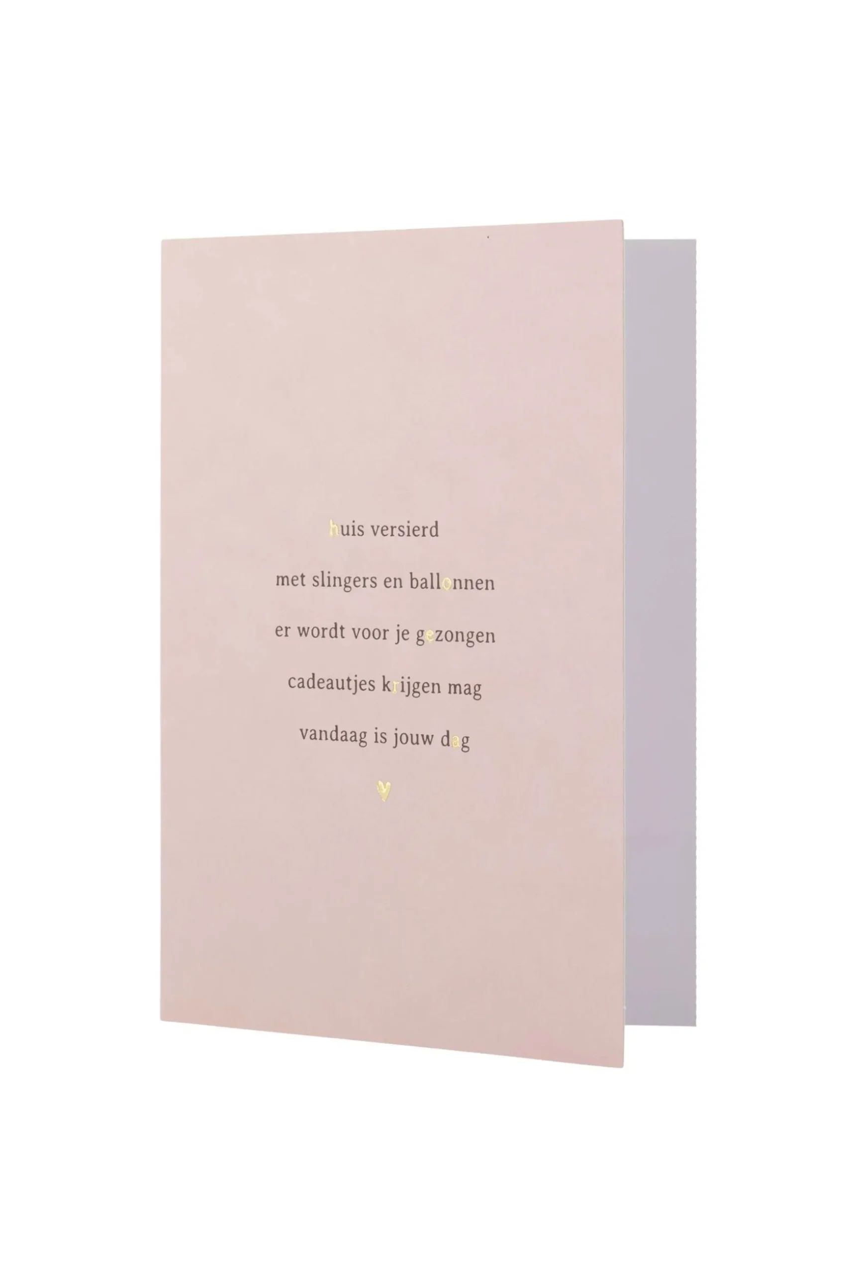 zusss wenskaart hoera gedichtje oudroze