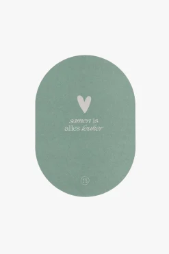 zusss wenskaart ovaal samen is alles leuker saliegroen