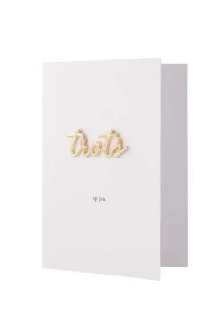 zusss wenskaart trots magneet wit/goud