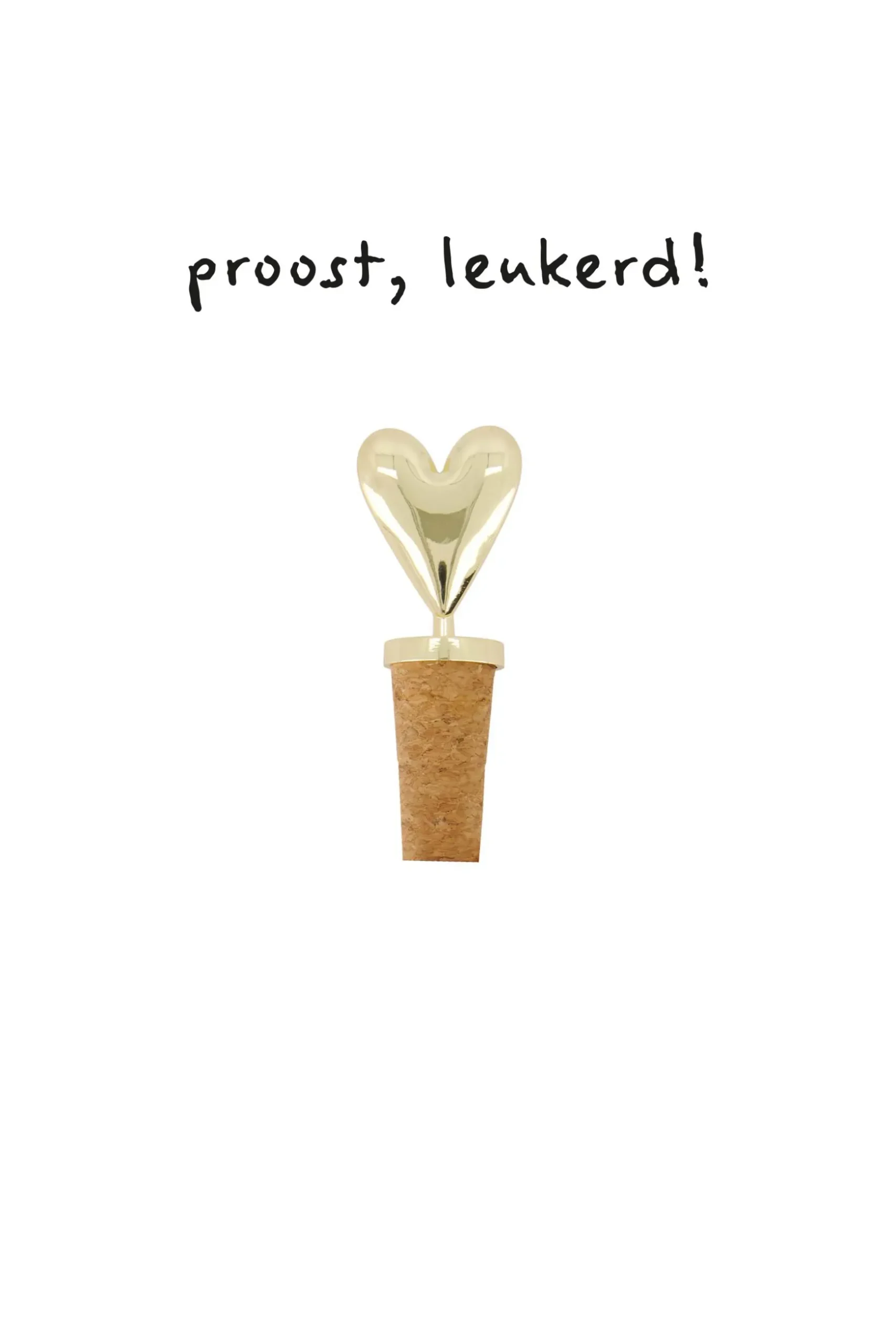 zusss wijnstopper hartje goud