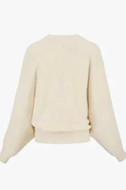 zusss wikkel trui in fluffy garen creme