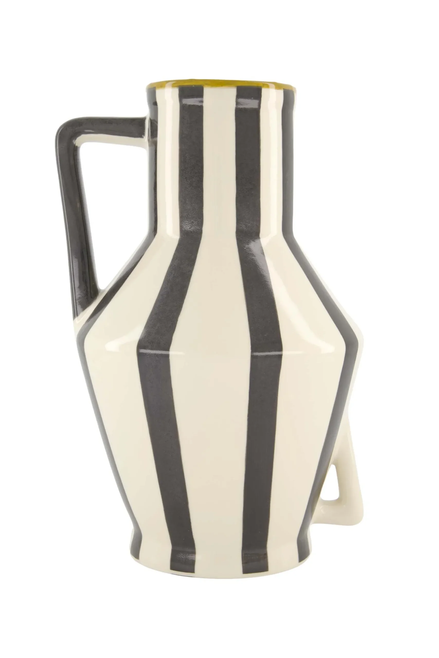 zusss Zusss x Return to Sender vaas gestreept M zand/off black