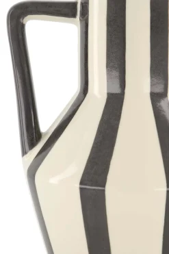 zusss Zusss x Return to Sender vaas gestreept M zand/off black